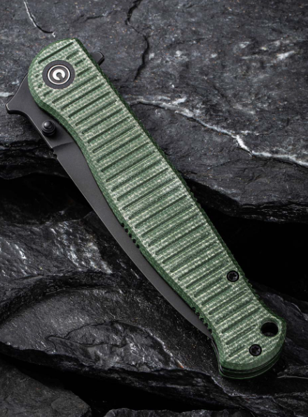 CIVIVI KNIVES RS71 LINER LOCK GREEN CANVAS #C23025-3