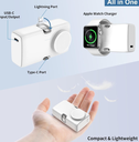7MD 5000 mAh Portable Adjustable Bracket Dual Port 7md Power Bank #11181
