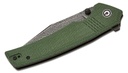 CIVIVI Damascus Tranquil Folding Knife - Green Canvas Micarta #C23027-DS1