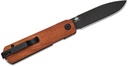 CIVIVI Ben Petersen Sendy Drop Point Folding Knife - Guibourtia Wood #
