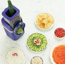 7MD Electric Food Slicer Multifunctional Vegetable Cutter Potato Slicer Rotary Cheese Graters Chopper Shredders #9781