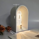 7MD Creative Bedside Lamp, Warm LED Light, Bluetooth Speaker, Touch Sensor Diming Light #10020