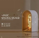 7MD Creative Bedside Lamp, Warm LED Light, Bluetooth Speaker, Touch Sensor Diming Light #10020
