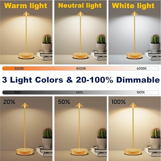 7MD Table Lamp Rechargeable #10135