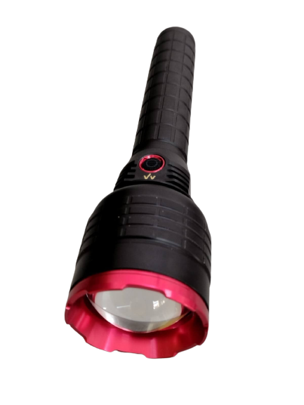 7MD LED Flash Light Powerful Rechargeable LED Torch High Quality Night Light With 3 Lighting Modes & Free Leather Bag #9506