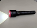 7MD LED Flash Light Powerful Rechargeable LED Torch High Quality Night Light With 3 Lighting Modes & Free Leather Bag #9506