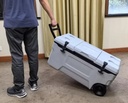 70L portable cooler box With Wheels Rolling Big Wheeled ice chest coolers for camping Outdoor Adventures