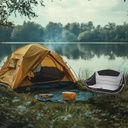 Green Lion Double Camping Chair #GNDUACHAIRBG