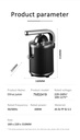 7MD Electric Citrus Juicer With 600W Power #2419