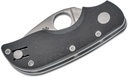 Spyderco Chicago CTS-BD1N Satin Plain Blade, Black G10 Handles, Liner Lock #C130GP