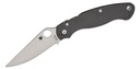 Spyderco Military 2 Sprint Run S90V Satin Plain Blade, Carbon Fiber Handles #C36CFP2