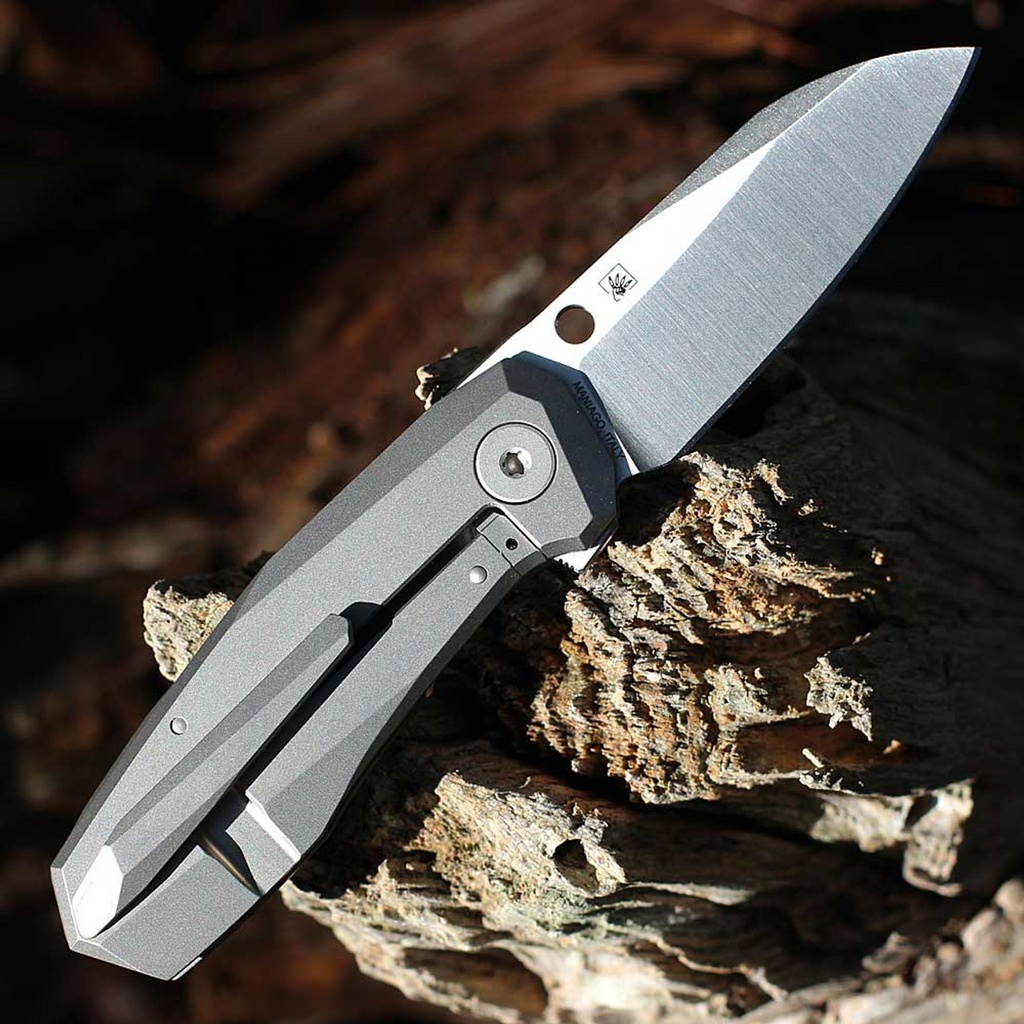 Spyderco Marcin Slysz Techno 3 Flipper Knife #C158TIP3