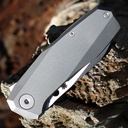 Spyderco Marcin Slysz Techno 3 Flipper Knife #C158TIP3
