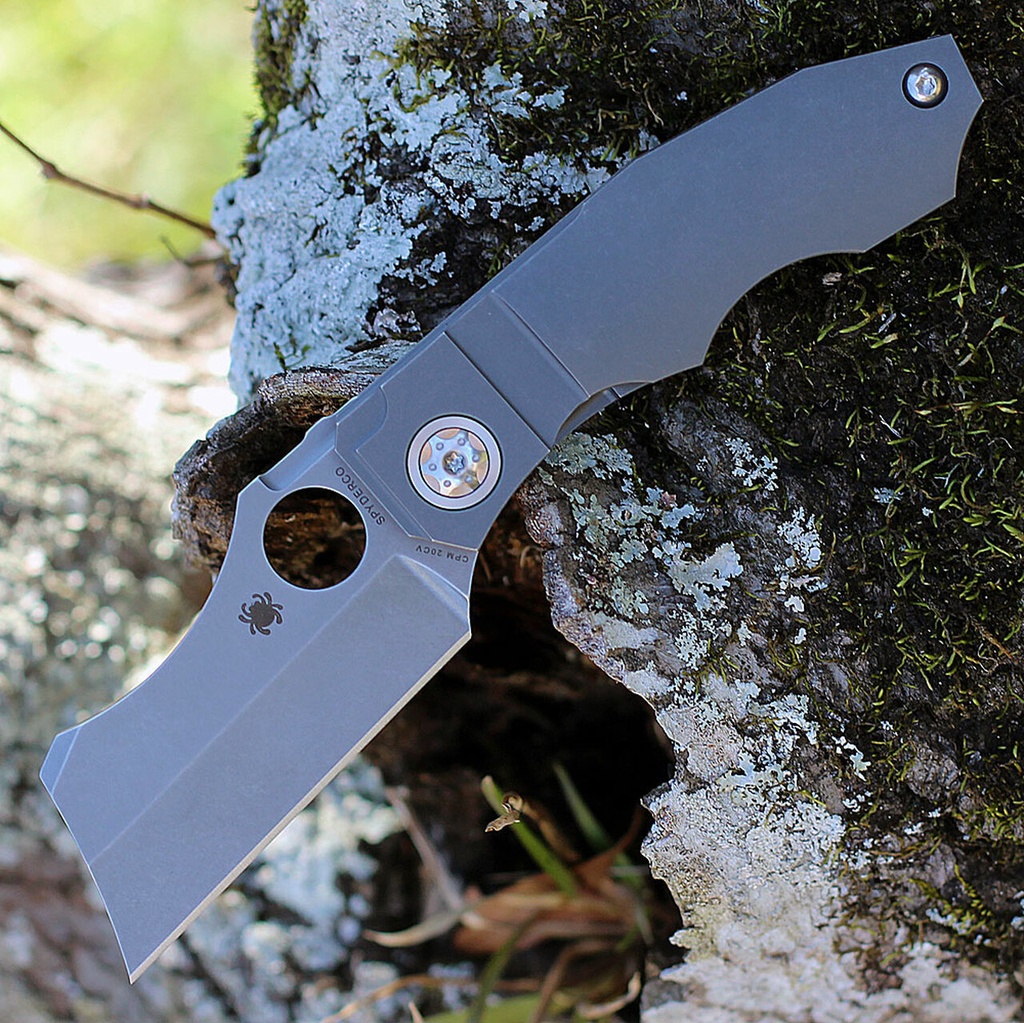 Spyderco Stovepipe Titanium CPM-20CV #C260TIP