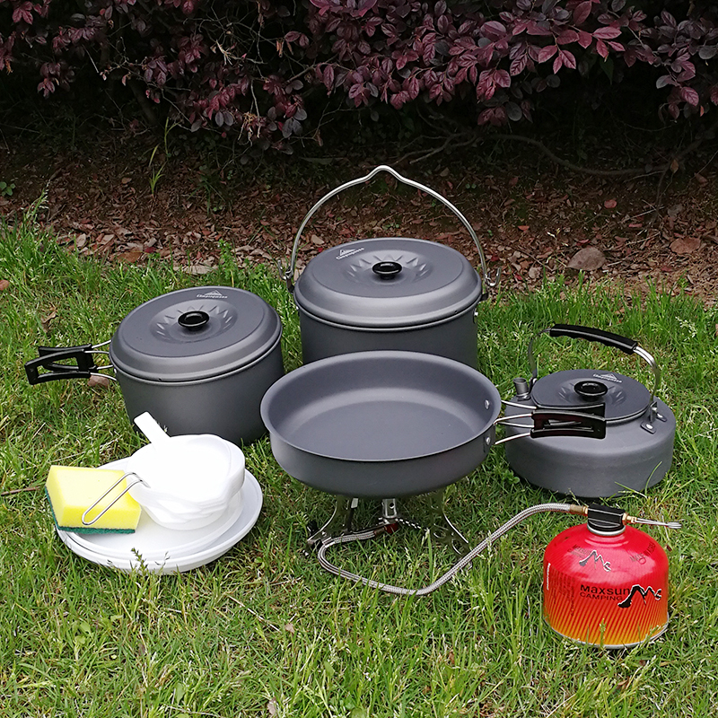 7 PEOPLE PICNIC POT SET WITH BAG #MC-700