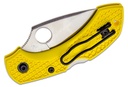 Spyderco Dragonfly 2 Salt H1 Satin Serrated Blade, Yellow FRN Handles #C28SYL2