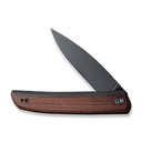 CIVIVI Banneret Framelock Damascus with Twill Carbon Fiber/G10 Handle #C20040DDS1