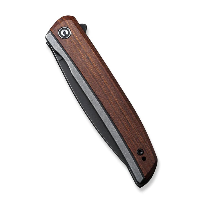 CIVIVI Voltaic Flipper Knife Stainless Steel Handle With Wood #CIVC200601 