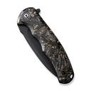 CIVIVI Praxis Flipper Knife Carbon Fiber And Resin Handle #CIVC803J