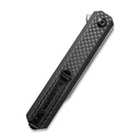 CIVIVI Chronic Flipper Knife Carbon Fiber Overlay On G10 Handle #CIVC917DS