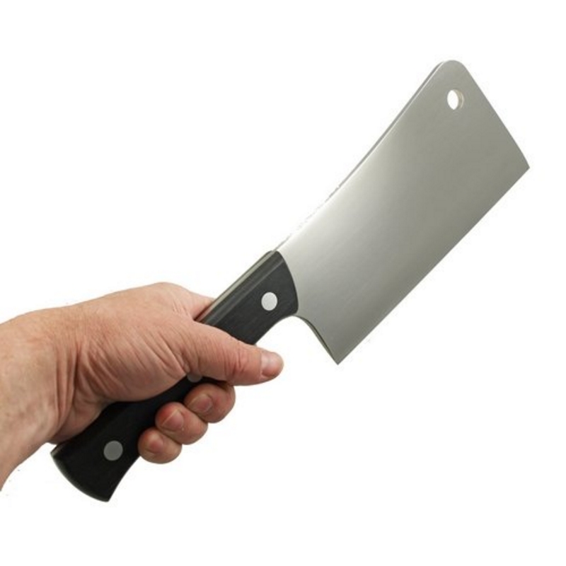 F.Dick Kitchen Cleaver Riveted Black Handle 18cm #93100180