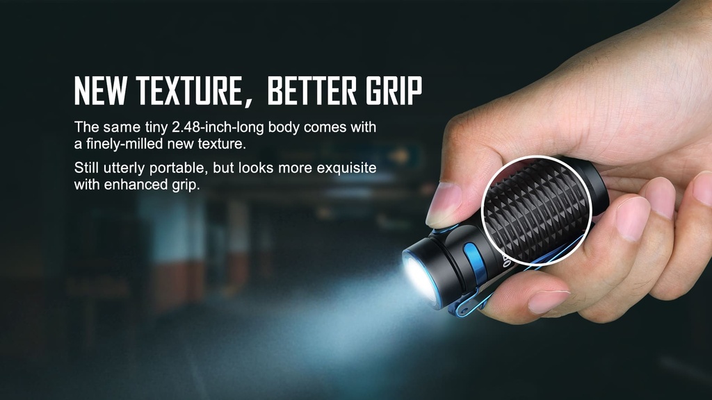 Olight Baton 3 1200 lumens LED Flashlight - Black
