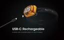 Nitecore Triple Output Lightweight USB-C Rechargeable Headlamp #NU31
