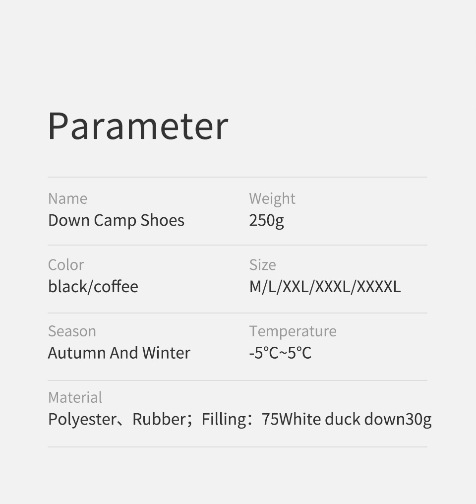 High-Top Down Shoes From Naturehike #NH21XZ029