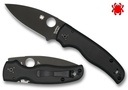 SPYDERCO HAMAN PLN Black Blade G-10 #C229GPBK