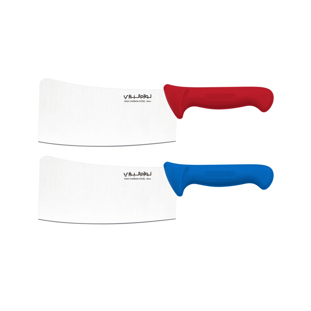 Albararri cleaver 18CM Red/Blue #KNY635