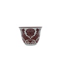 12 pcs Set of Abu Tair Small Red Cups From Aljabr #gb-06