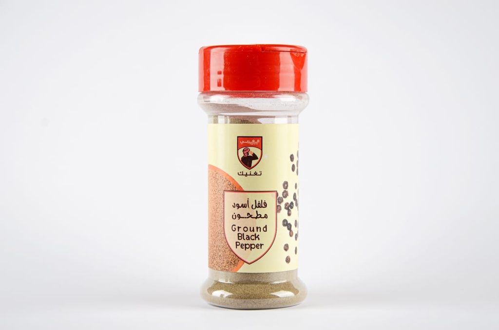 بهارات الغربي فلفل اسود مطحون  80 جرام