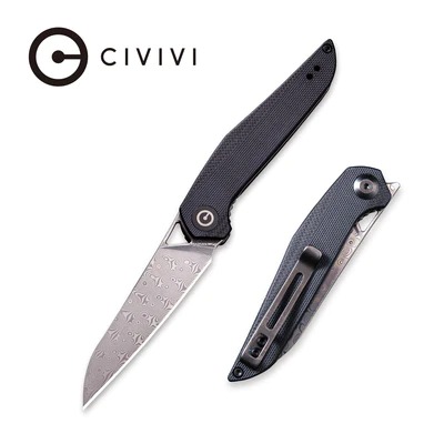 CIVIVI McKenna Front Flipper Knife G10 Handle Damascus Blade #C905DS