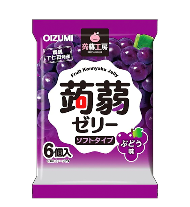 Konnyaku Jelly Grape Flavor 106g