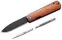 CIVIVI Ben Petersen Sendy Drop Point Folding Knife - Guibourtia Wood #C21004A-2