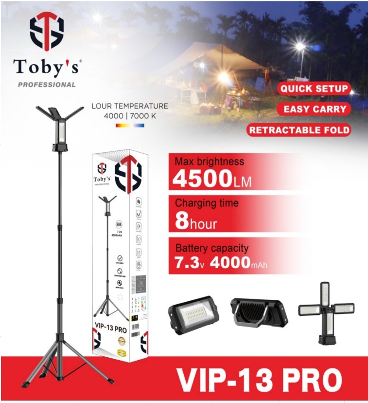 Camping Light Set Toby's VIP-13 PRO
