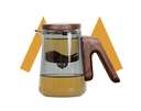7MD Automatic Teapot Glass Tea Kettle Borosilicate Glass Durable Design Multi Use Compatibility #11405