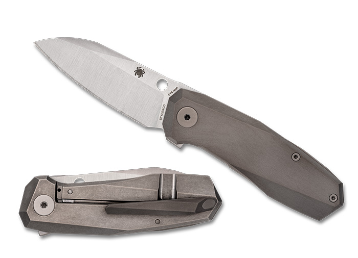 Spyderco Marcin Slysz Techno 3 Flipper Knife #C158TIP3