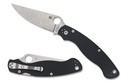 Spyderco Military 2 Sprint Run S90V Satin Plain Blade, Carbon Fiber Handles #C36CFP2