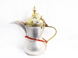 دلة ملكي ابيض منفوخ قياس 1 #MW001-1