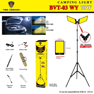Camping Light Double Head Set Toby's BVT-03 WY