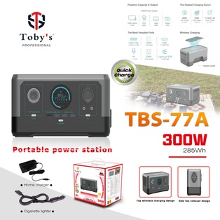Portable Power Station 150W Max Wireless Charge 77000mAh #TBS-77A