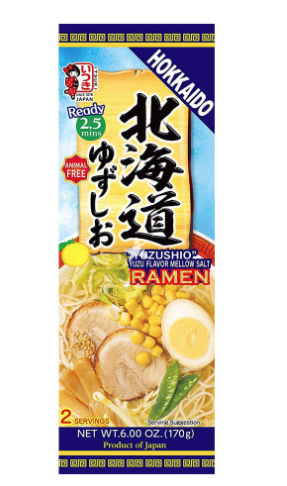 [09396] Hokkaido Yuzu Shio Ramen 170g