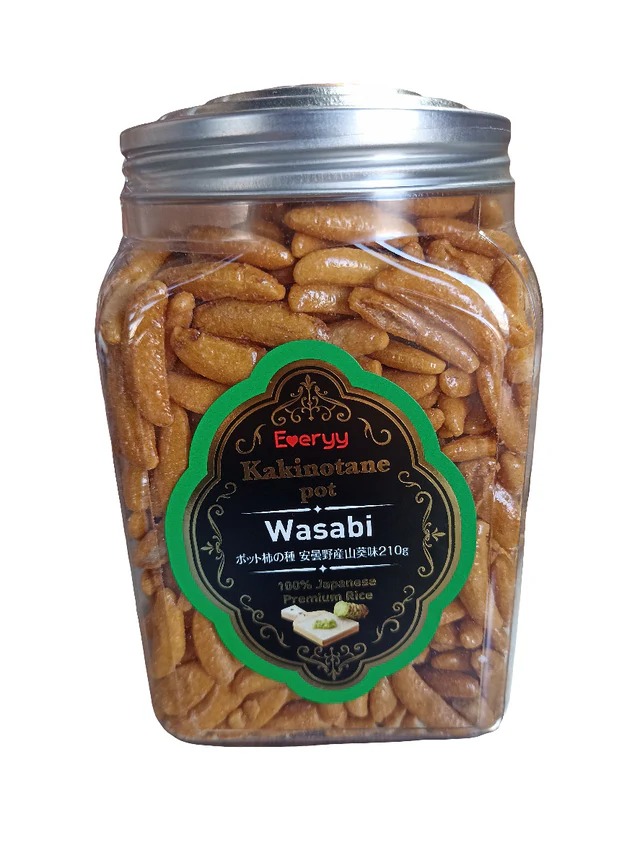 [09451] Kakinotane Pot Wasabi 210g