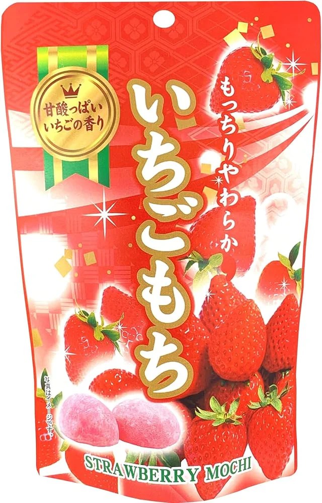 [10090] STRAWBERRY MOCHI STAND PACK MOTCHI 130G  