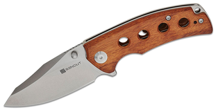 SENCUT Excalis Guibourtia Wood Handle Satin Finished 9Cr18MoV Blade #S23068-4