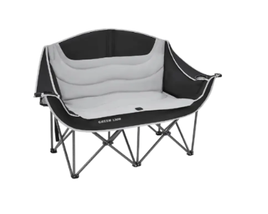 [11377] Green Lion Double Camping Chair #GNDUACHAIRBG