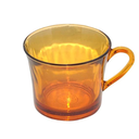 YELLOW KARAK TEA CUPS WITH HANDLE 8oz #4004D