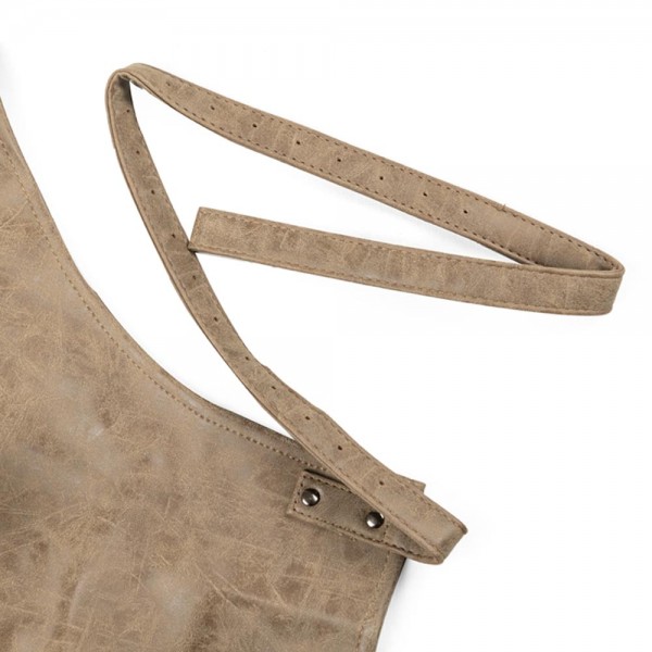 APRON - ARTIFICIAL  LEATHER FROM AL-RIMAYA #22-3428