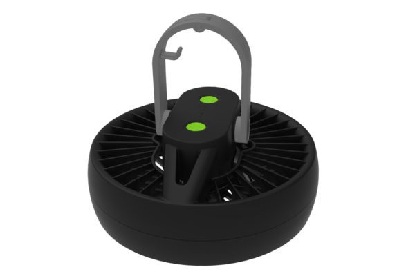 ITENTFAN003 RECHARGEABLE HI-FLOW TENT FAN AND LED LIGHT